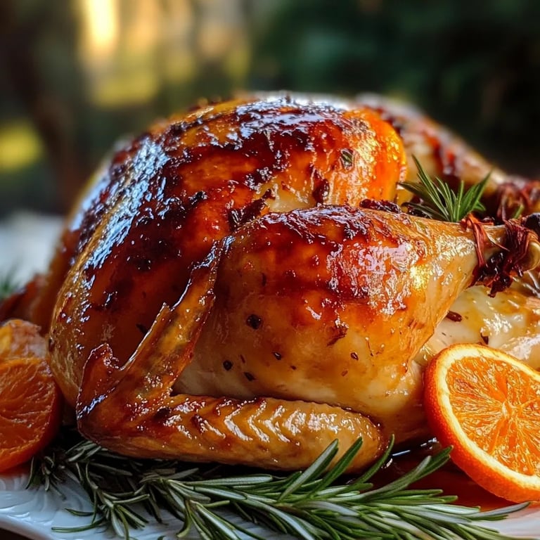 Cranberry Orange Glazed Turkey