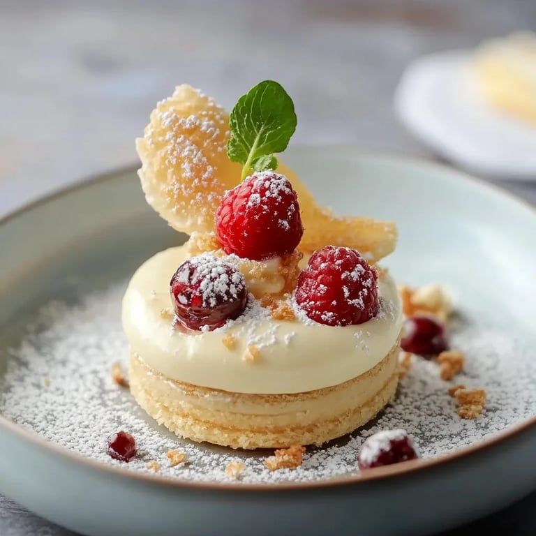 Vanillekipferl-Dessert