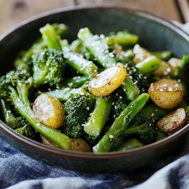 Grüne Bohnen im Ofen