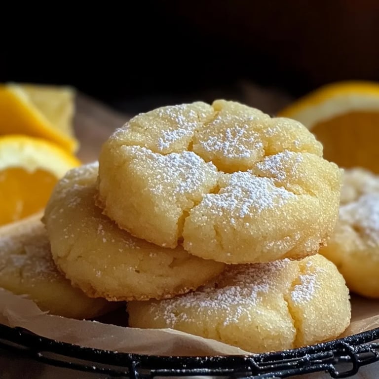 Weiche & zähe Zitronenkekse