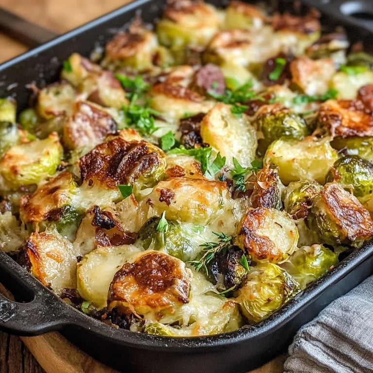 Rosenkohl Kartoffel Auflauf