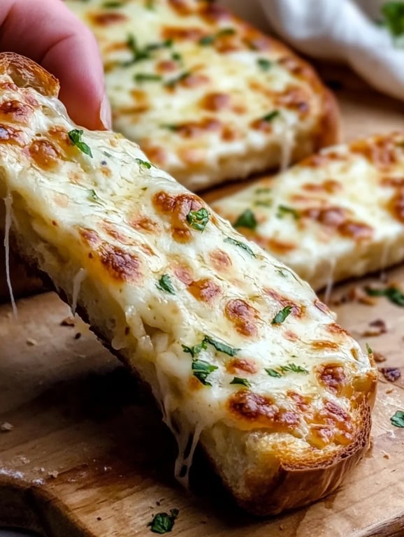 Cheesy Garlic Bread Recipe - Bake with Zoha