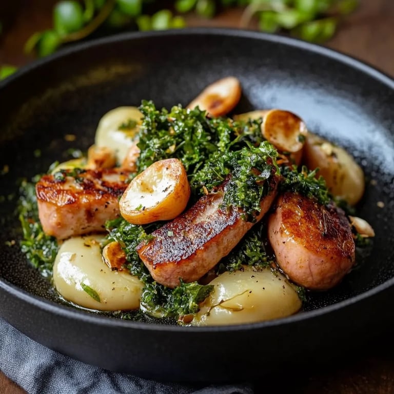 Klassisches Grünkohl Rezept mit Kassler