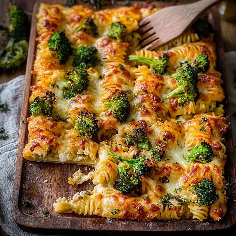 Einfacher Brokkoli-Pasta-Auflauf