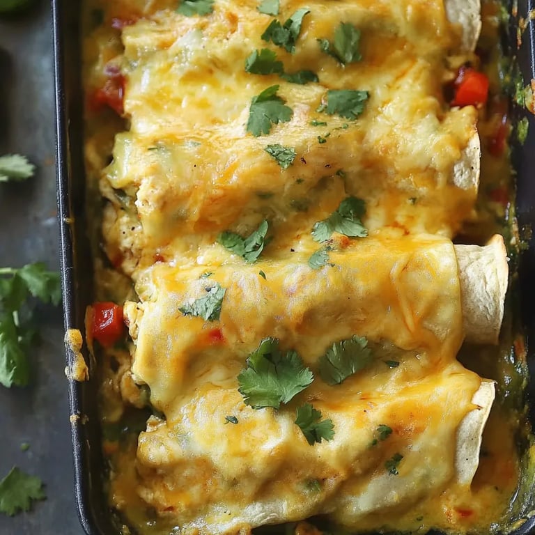 Best Green Chile Chicken Enchiladas Recipe