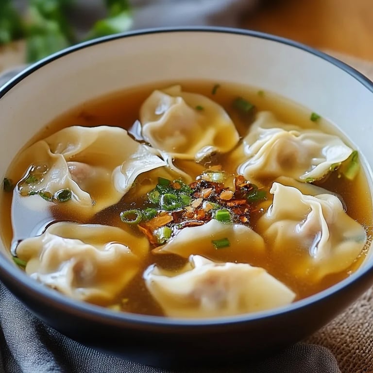 Easy Homemade Wonton Soup
