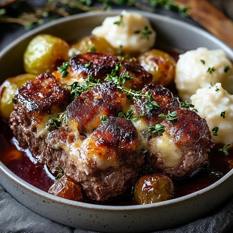 Rosenkohl Auflauf mit Hackfleisch