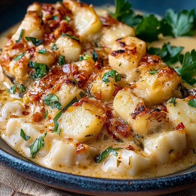 Hühnchen in Parmesansoße