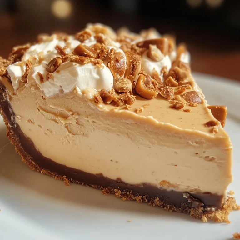 No-Bake Peanut Butter Pie