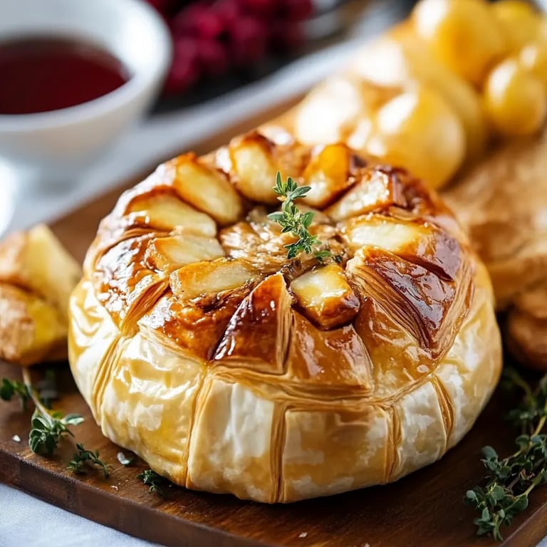 Elegant Baked Brie in Puff Pastry