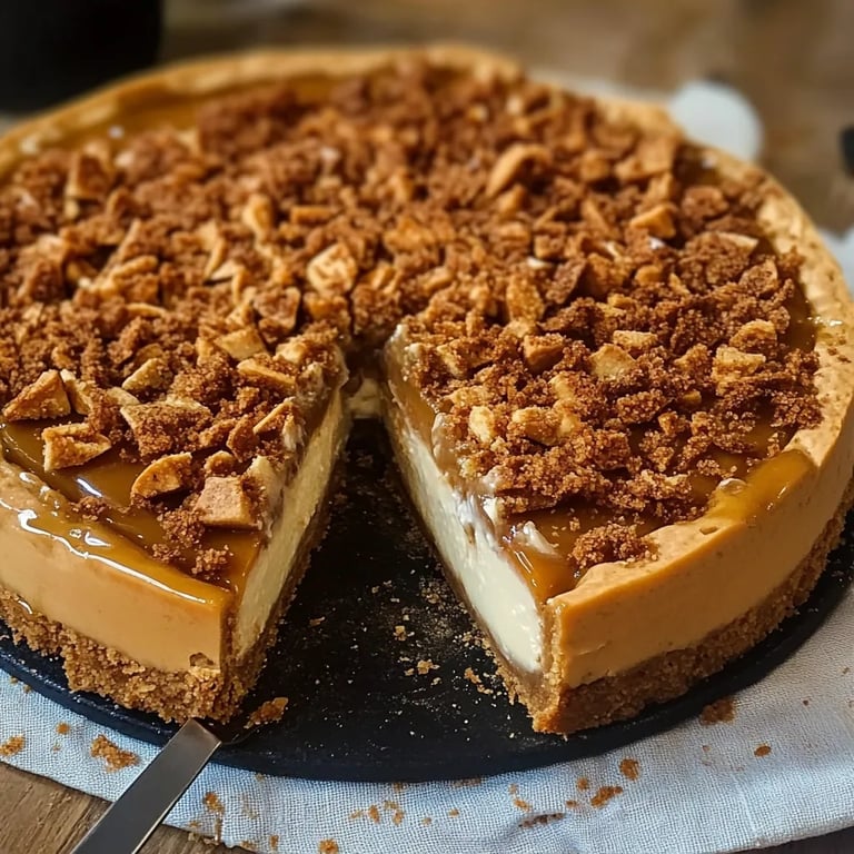 Biscoff-Käsekuchen (nur 5 Zutaten!)