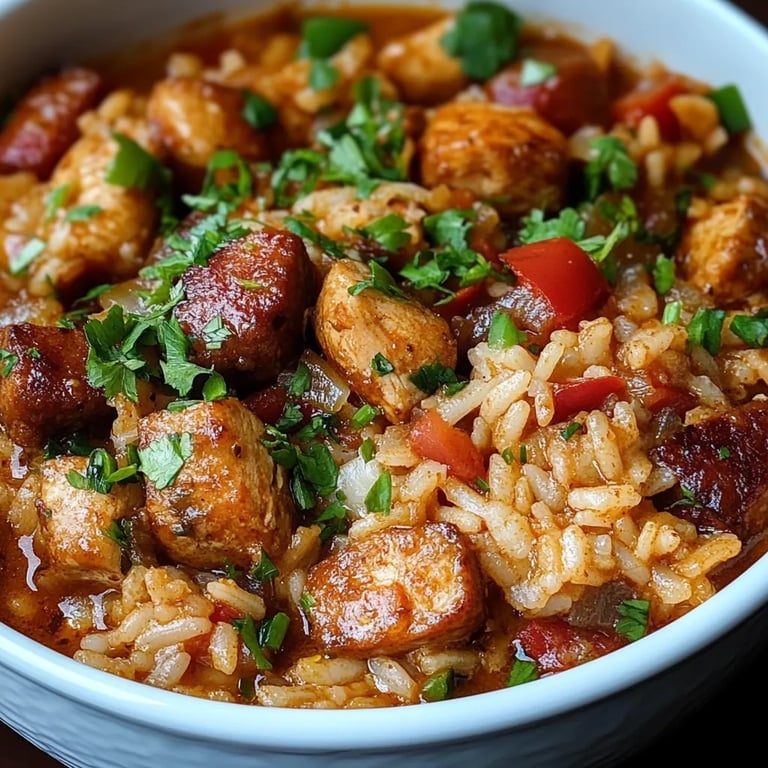 Einfache Jambalaya mit Hähnchen und Wurst aus dem Instant Pot: Ein Unglaublich Ultimatives Rezept