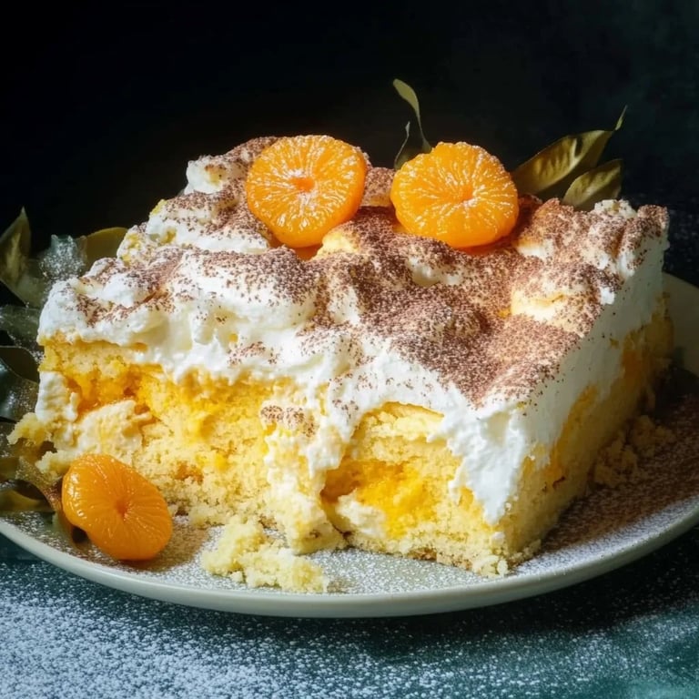 Fantakuchen mit Schmand und Mandarinen