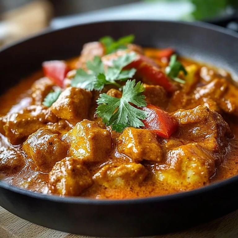 Paprika-Sahne-Hähnchen