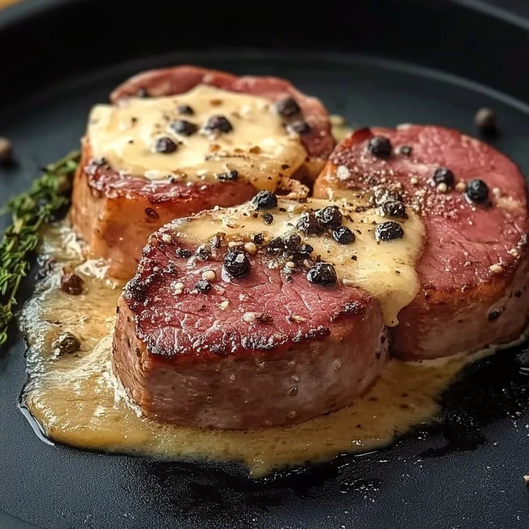 Knoblauch Butter Kräuterbraten Rindfleisch