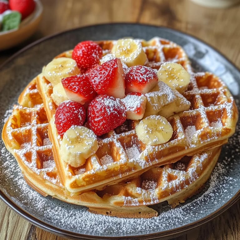 Frische Waffelteig Haffig für alle Formen