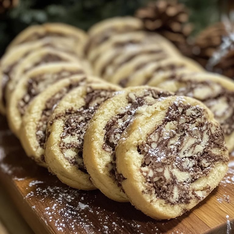 Baumstamm-Plätzchen