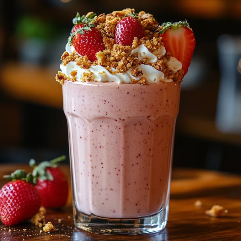 Smoothie de Proteína de Bolo de Morango: A Receita Incrível e Definitiva para Energizar o Seu Dia