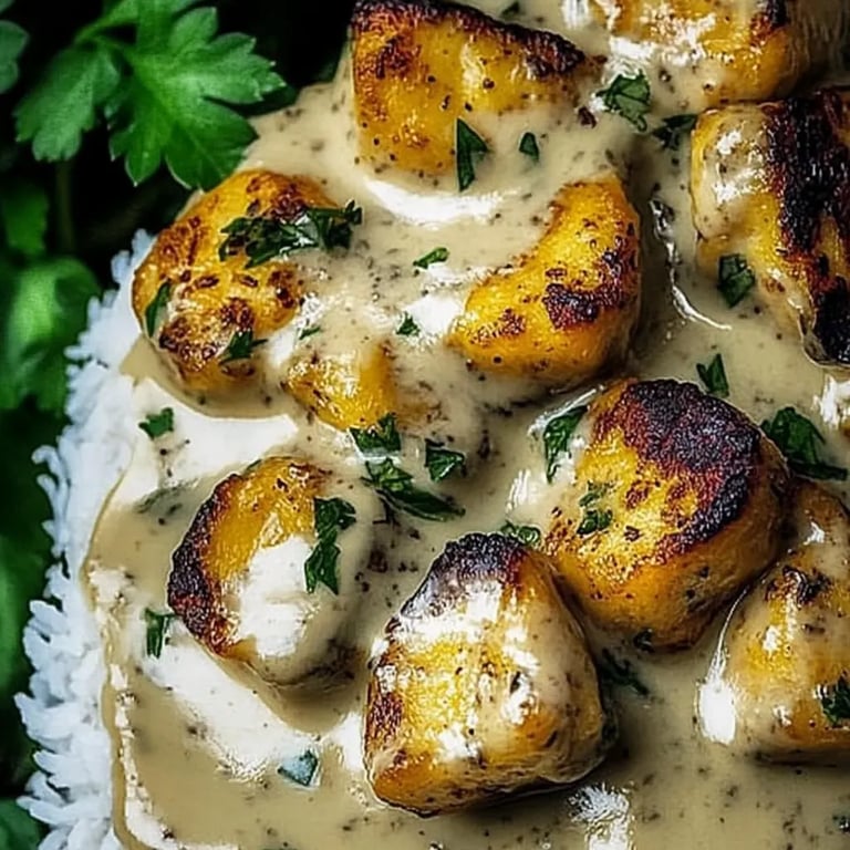 Schnelles Honig Senf Hähnchen mit Reis