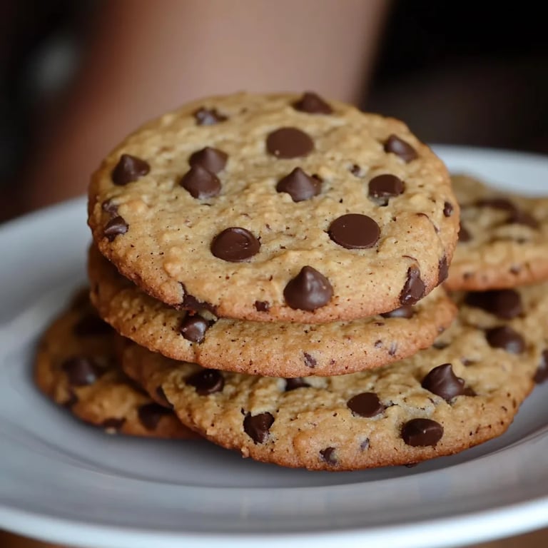 Galletas de avena y chispas de chocolate