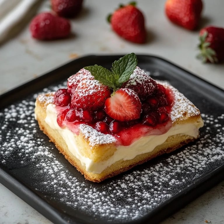 Erdbeer-Dänisches Gebäck