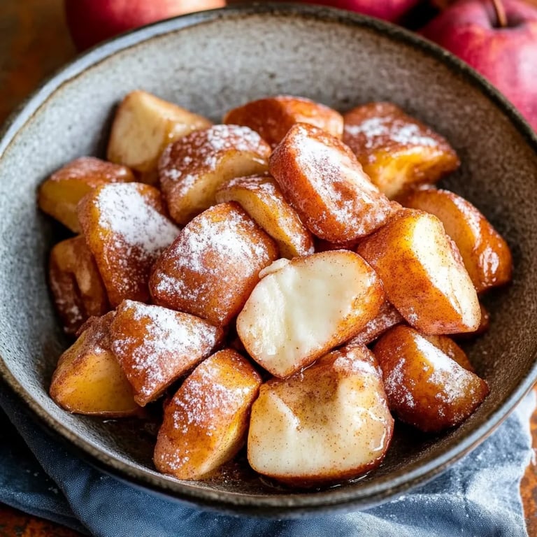 Gebackene Äpfel mit Zimt aus dem Airfryer