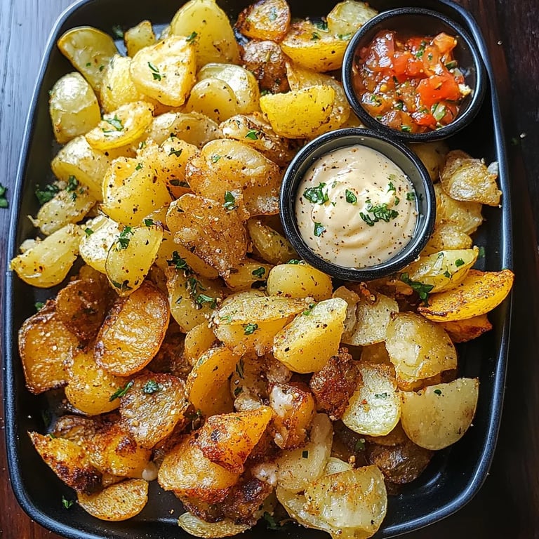 Patatas fritas con salsa: Una Increíble Receta Última