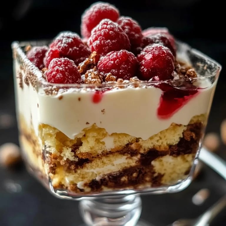 Kirsch Tiramisu mit Cantuccini