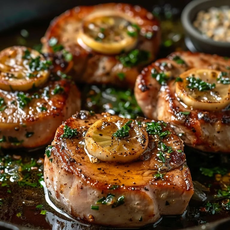 Garlic Butter Pan Seared Pork Chops (20-Minutes)