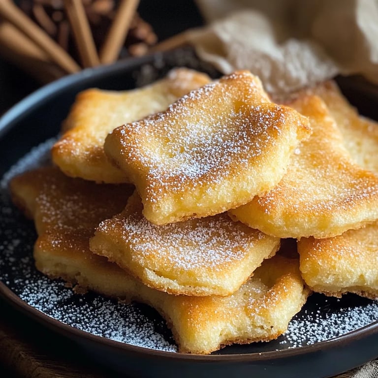Schmandplätzchen mit Zimt und Zucker