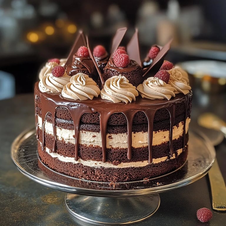 Naked Cake ao Fondente