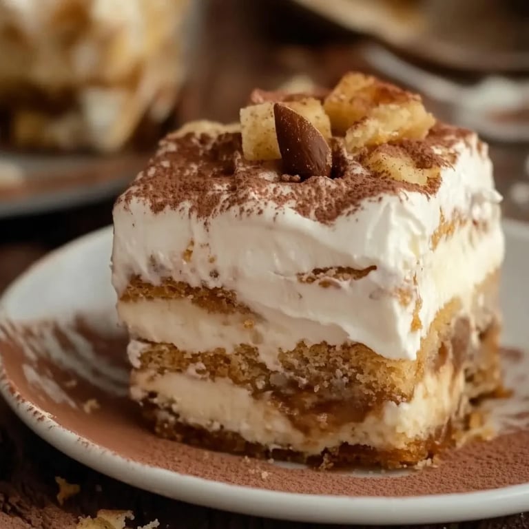 Bratapfel-Karamell Spekulatius-Tiramisu