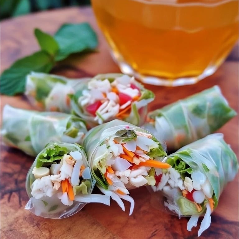 Vietnamesiska Vårrullar med Ris: Ett Fantastiskt Ultimat Recept