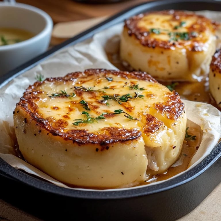 Hüttenkäsetaler aus dem Ofen