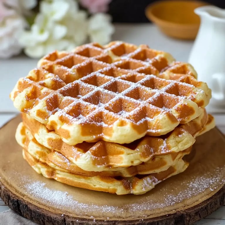 Leckere Buttermilch Waffeln