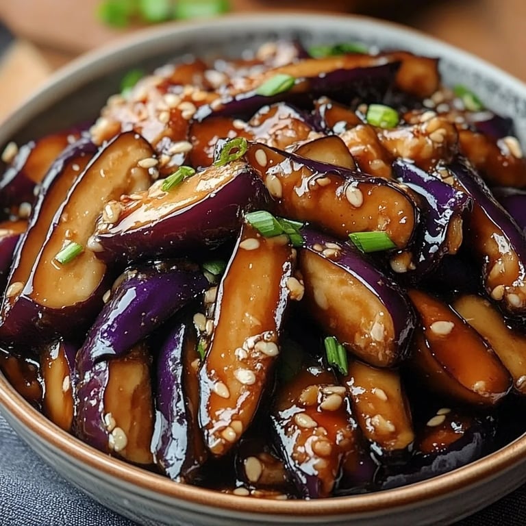 Chinese Eggplant with Garlic Sauce