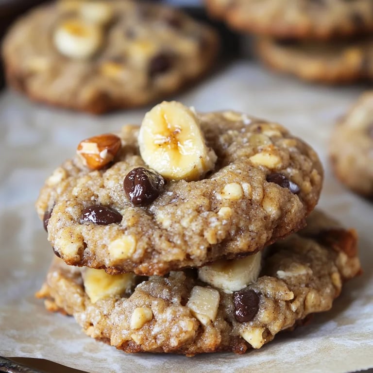 Gesunde Bananen Kekse mit nur 5 Zutaten