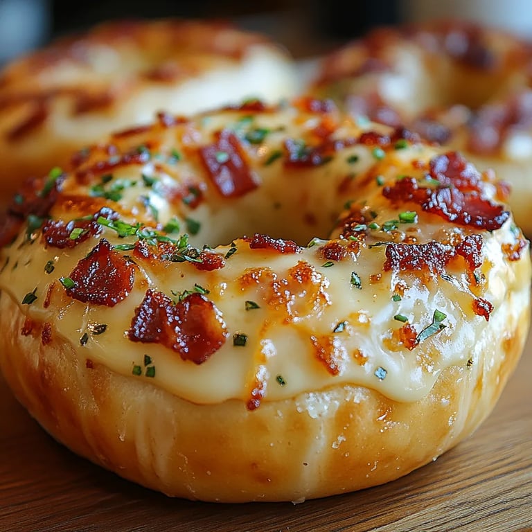 Bagels Crémeux au Bacon et Cheddar : Une Recette Ultime Incroyable à Tester