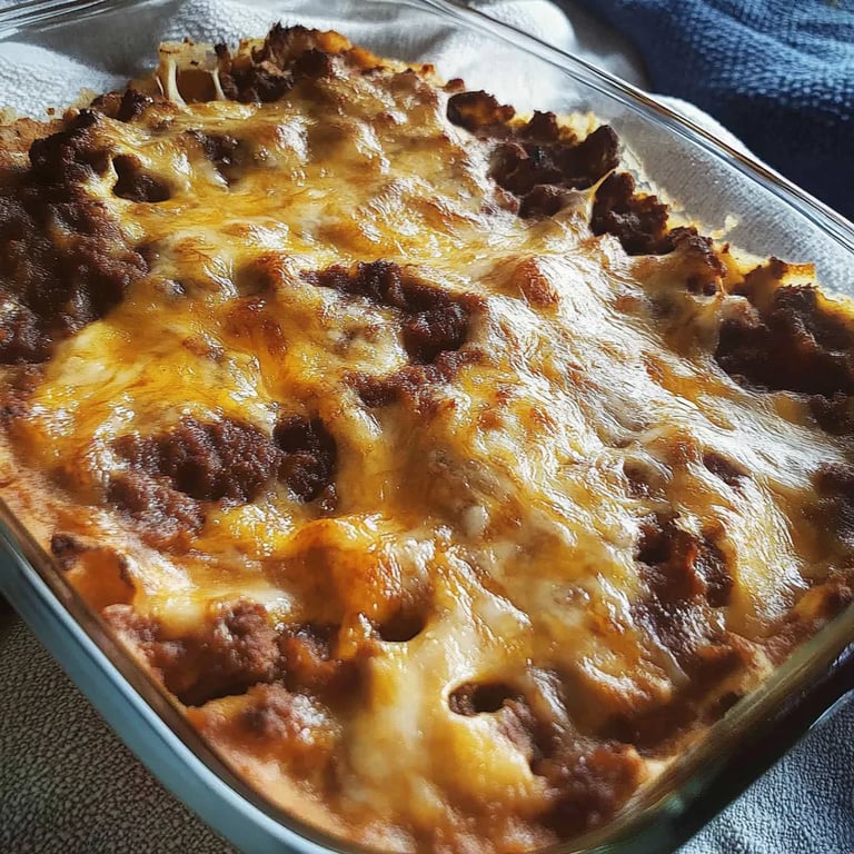 Krämig nötkött- och risgratäng: Ett fantastiskt, ultimativt recept