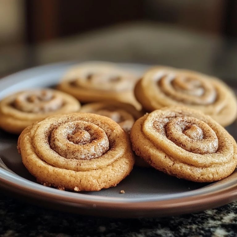 ZIMTSCHNECKENPLÄTZCHEN