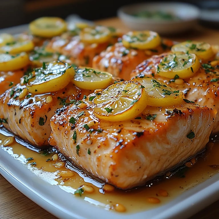 Saumon rôti au beurre à l’ail : Une recette incroyable et essentielle pour 4 personnes