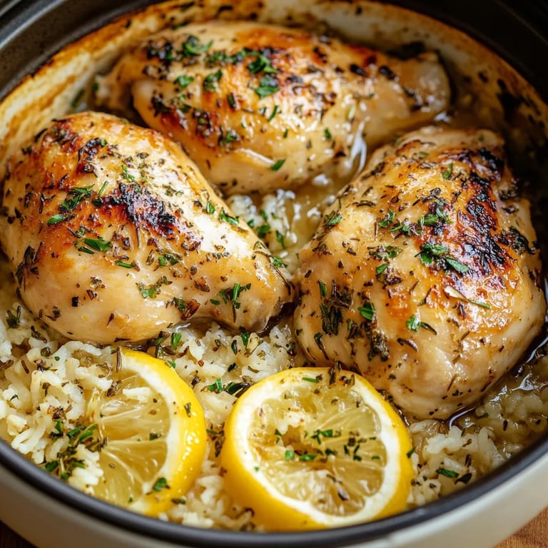 Slow Cooker Lemon Herb Chicken and Rice: An Incredible Ultimate Recipe