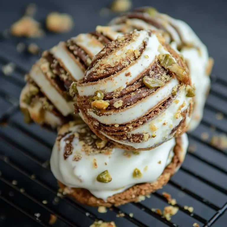 Spritzgebäck mit Pistazien