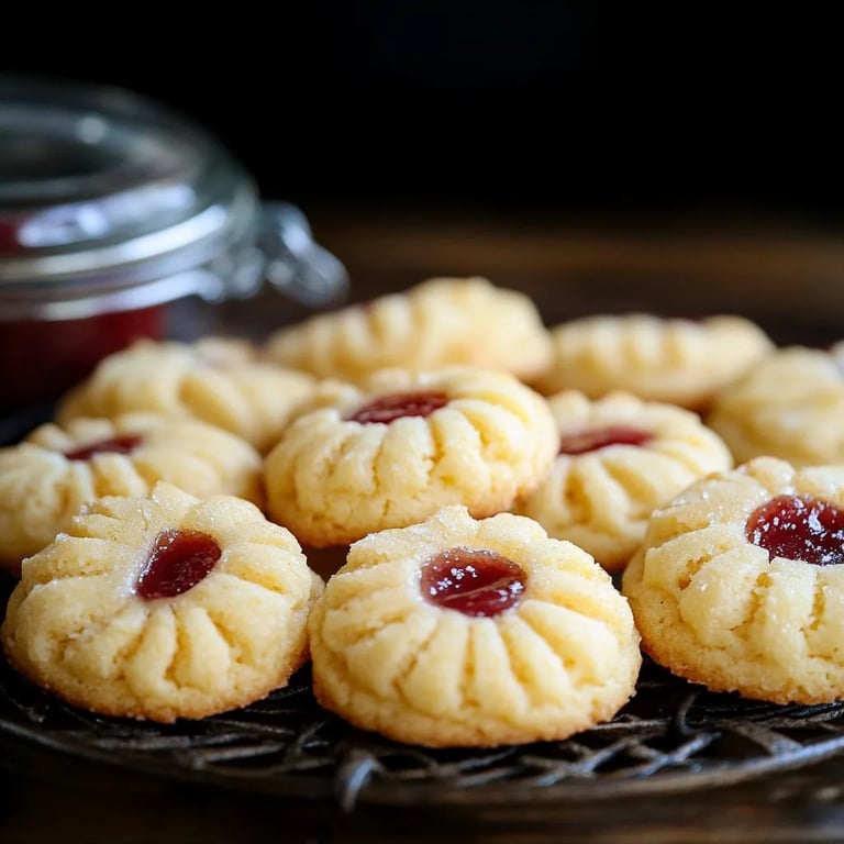 Classic Butter Thumbprint Cookies