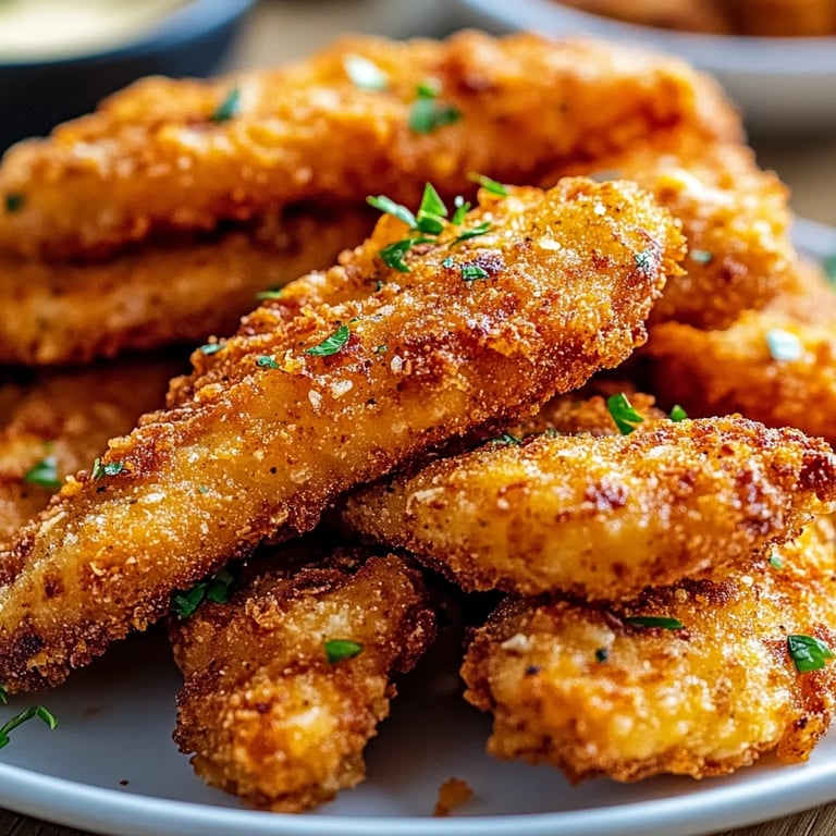 Crispy Homemade Baked Chicken Tenders