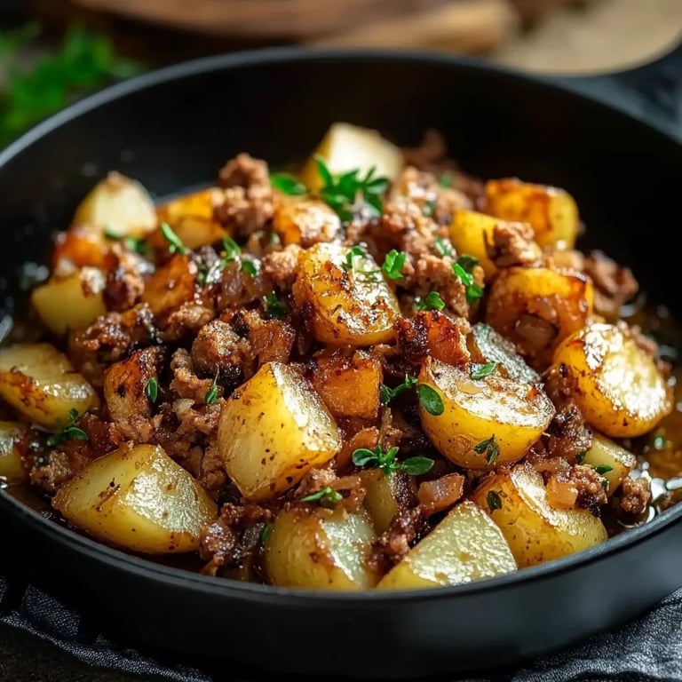 Ground Turkey with Potatoes