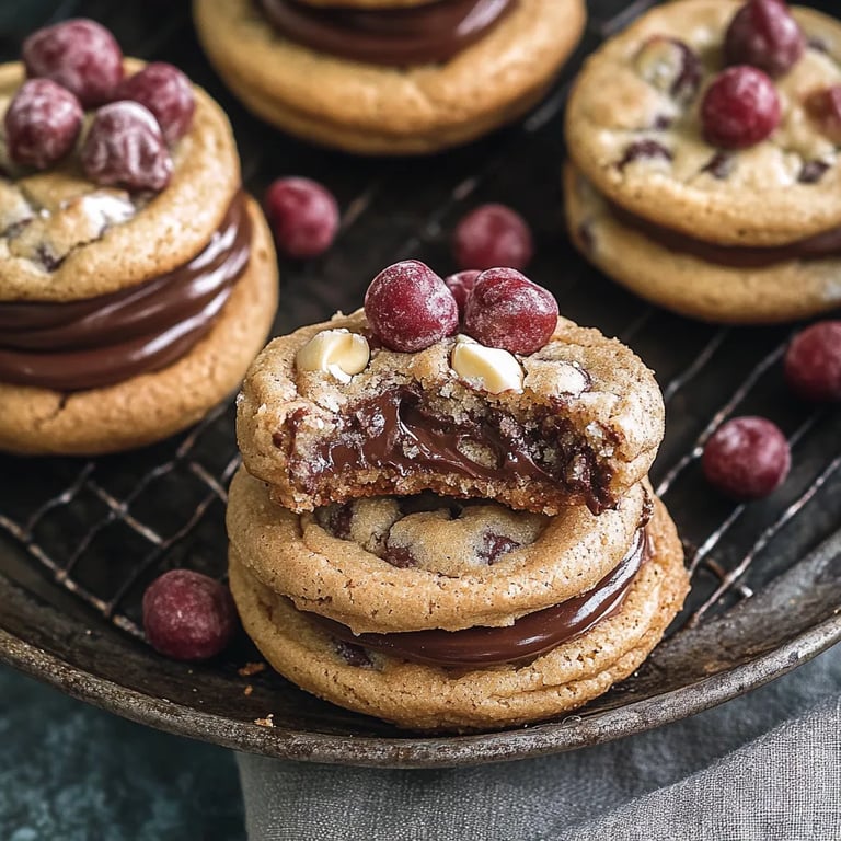 Knusprige und zähe Schokoladenkekse