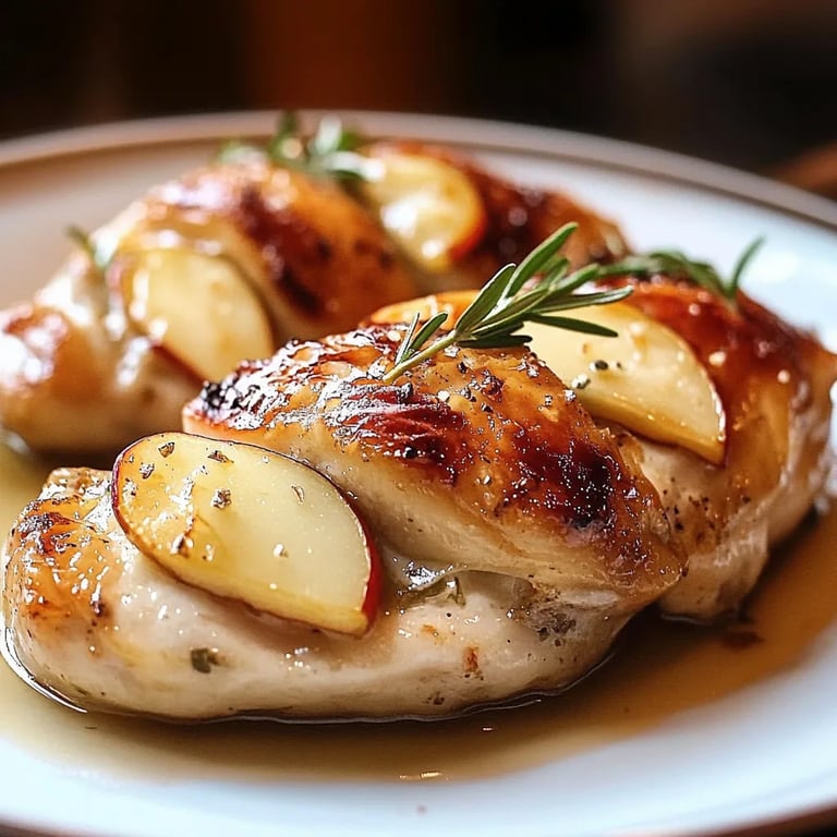 Apple & Brie Stuffed Chicken