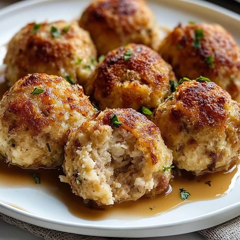 Turkey Stuffing Balls