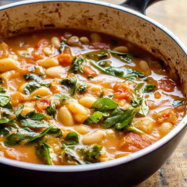 Creamy Vegan Tomato White Bean Stew